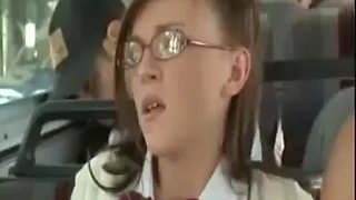 Bus ride she will never forget: Blowjob, Fetish  Public Porn