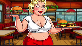 She Knows How to Get a Good Tip. Cartoon