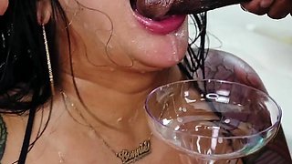 Connie Perignon 7-on-1 Blowbang Featuring Chocolate God, Christian Clay, Jonni Darkko, Milan, Ray Black, Scotty P, Slim Poke