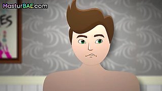 Busty ginger MILF cockboucning on lover