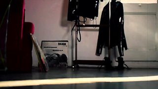 Beautiful fetish anus actions with latex and bdsm