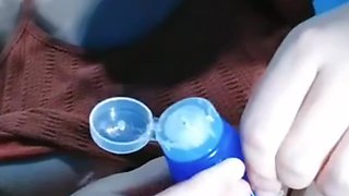 Beautiful Pregnant Hijab Plugs Into Her Vagina