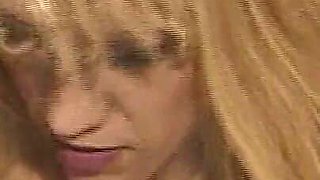 Double Penetration with Cumshot in Mouth and Ass of a Vintage Mil Slut