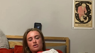 Tattooed horny emo fingering fast and messy while the cam catches it all