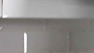 Hot MILF Tatjana Pegging Her Slave in the Kitchen