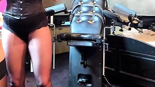 Strapon weilding fetish domina fucks horny bdsm subject