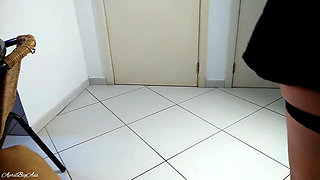 Maid Suck My Cock until Cum in Her Mouth