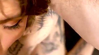 Blow Me POV - a Tattooed Babe Sucks the Delivery Guy