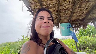 I went to have sex on the nude beach with my hot friends 2