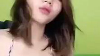 Indonesian teen solo fun on cam
