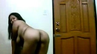 Filipina with Big Tits Strips and Dances on Webcam