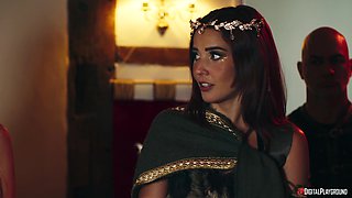 Gorgeous porn girl Olive Glass lesbian sex breathtaking story
