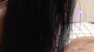 18 Year Old Stepsister Jerks off Stepbrother's Cum Covered Cock