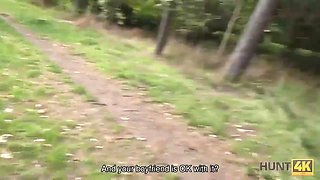 Hunt4k. tall teenage stunner gives snatch and asshole for a good price