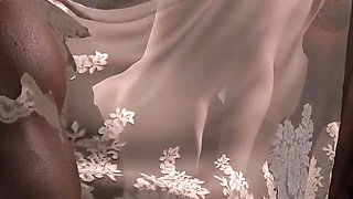 3D Super Hot Asian Mature MILF Bride Wearing Hot Wedding Dress