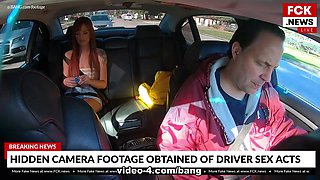 Scarlett Mae fucks her rideshare driver and its caught on a hidden camera - BangFakeNews