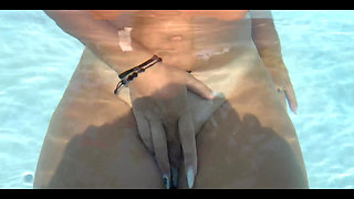 Blowjob in the Pool and Then We Went Home to Continue