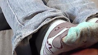 Bethany's Personal Footstool - (dreamgirls in Socks)