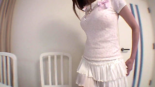 Hottie Spreads legs as lover rubs clit with a vibrator the gets dildo fucked