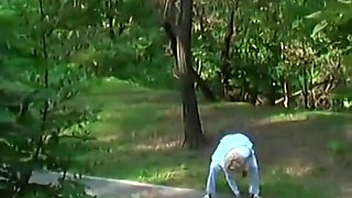 Horny teacher cums in student's mouth