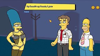 Animated adult fun in the burning mansion with taffy tales