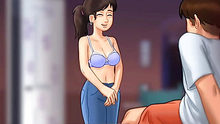 Mia Got Fucked in both holes by big dick - Summertime Saga