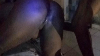 Midnight doggy with my bbw stepmom