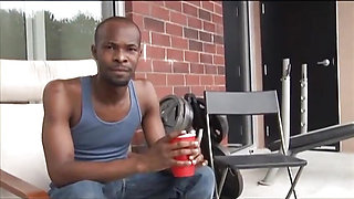 Black guys ass fucking big black cock sucking...cumshot
