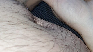 Step mom handjob step son dick making him hard for her pussy