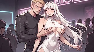 Visual novel, club, 3d animation