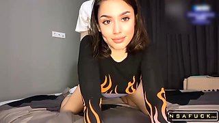 Steamy Student 18+ Gives Oral And Rides Penis