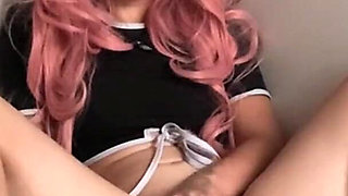 Soft Cute Girl Masturbates Her Virgin Pussy Before Therapy