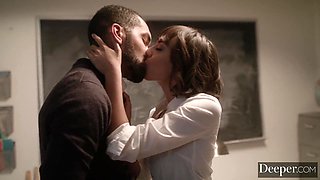 Janice Griffith is a sex addict when she can't stop riding Mickey's cock