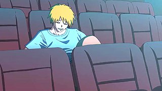 Fucking gorgeous Makima from Chainsaw Man right in the movie theater