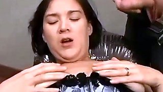 Asian Amateur Orgasms With Fucking Machine