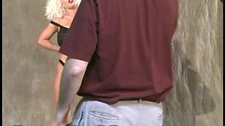 Watch Blonde in red dress - Blonde, Big Ass, Blondie Porn