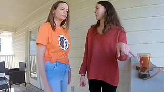 Amateur Brunette Sucking And Riding Cock