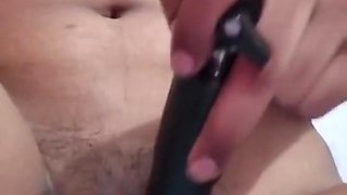Indian Vergin Girl Alone In Home Satisfied Himself From Selfie Stick Hard Fucking Pussy