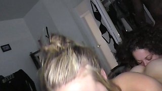 Video of amateur teens playing sex games in reality groupsex