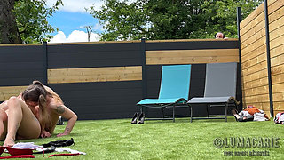 Fuck with Two Naughty Girls and a Pervert at the Pool