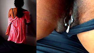 Step Sister Thought It's Her Boyfriend, Tied up Hard Fuck Creampie - Hot Black Couple