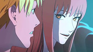 Chainsawman hentai - Makima has a hot sex with Denji in a movie theatre