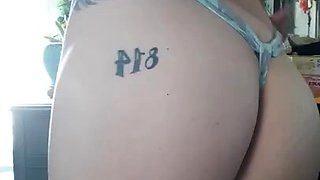 Amateur grabbing big boobs tease