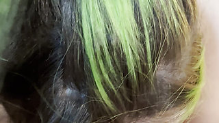 VERY HOT Goth Nikki Greaves Sucks Huge Cock POV