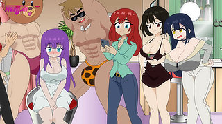 Bachelor Party Secrets - BBC Unleashed Between my Girlfriends - Cartoon Porn