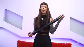 First ANAL with a tattooed skinny bitch ! First Monster cock