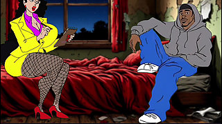 Fucked a Reporter's Slut in a Dirty Apartment, Porn Cartoon