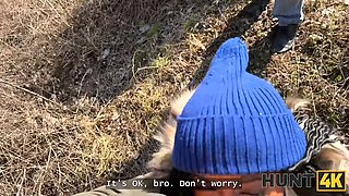 Hunt4k. such a supreme fuck for cash in the car