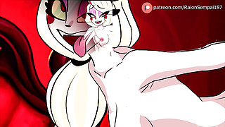Charlie and Vaggie futanari release all their passion in bed 💦🔥 (Hazbin Hotel Hentai)