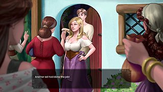 Animated porn game featuring big boobs and playful adventures